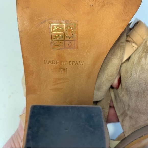 Free People See Ya There Heel Suede Wrap Sandal - Picture 10 of 11